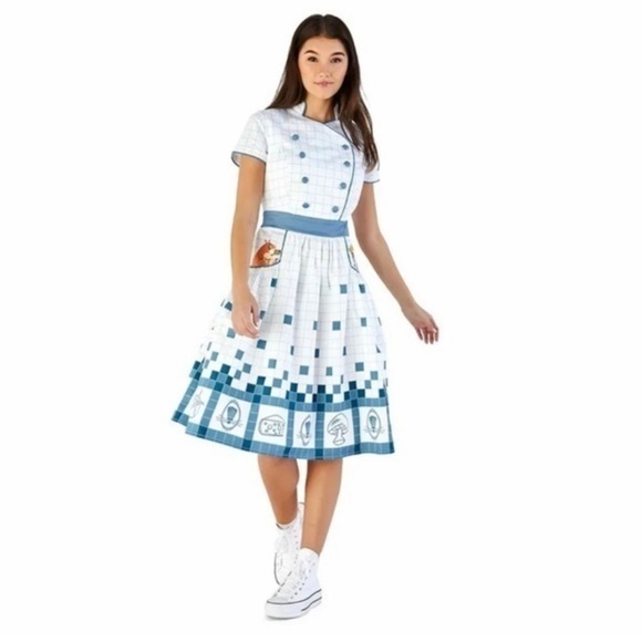 Disney Dresses & Skirts - RARE Disney Dress Shop "Ratatouille" Chef Remy Dress- Women’s 1X